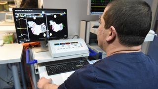 U Općoj bolnici Zadar svečano otvorena nova angio sala donacija dr. Freidoona Ghazija. Foto: Dino Stanin/PIXSELL U Općoj bolnici Zadar svečano otvorena nova angio sala donacija dr. Freidoona Ghazija. Foto: Dino Stanin/PIXSELL