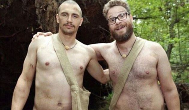 James Franco i Seth Rogen – goli i uplašeni