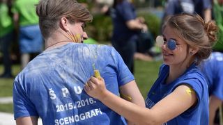 Ludijada zadarskih maturanata uz pjesmu i kupanje na Morskim orguljama. Foto: Dino Stanin/PIXSELL Ludijada zadarskih maturanata uz pjesmu i kupanje na Morskim orguljama. Foto: Dino Stanin/PIXSELL