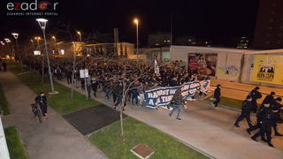 Okupljanje Tornada na Forumu i korteo do Krešinog doma Okupljanje Tornada na Forumu i korteo do Krešinog doma