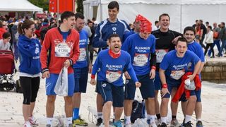 Zadar: Okupljanje natjecatelja prije sportske utrke Wings for life world run 2015., Photo: Dino Stanin/PIXSELL