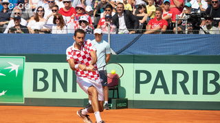 Davis Cup: Vruća navijačka atmosfera u meču Ćilića i Querreya