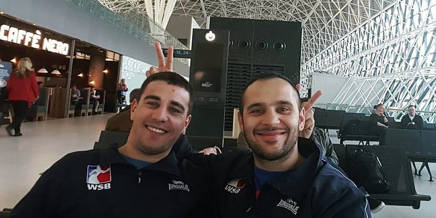 Bepo Filipi i Tomo Kadić u zračnoj luci Franjo Tuđman Bepo Filipi i Tomo Kadić u zračnoj luci Franjo Tuđman