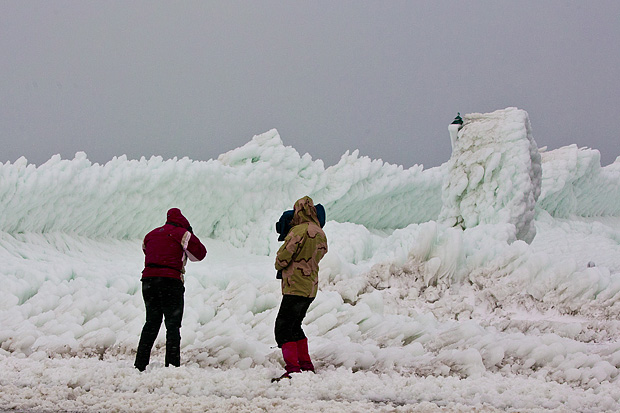 Senj u zagrljaju ledenog pokrivača, foto: Leo Banić