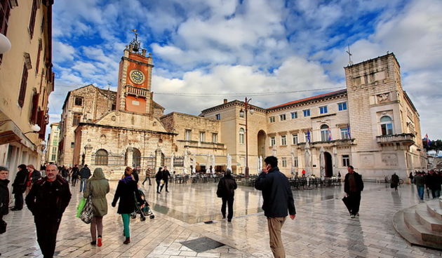 Đir po gradu 6. veljače 2014, dhmz, Narodni trg