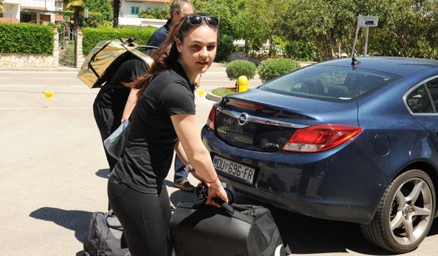 7.05.2015., Vodice – U vodickom hotelu Olympia okupila se zenska kosarkaska reprezatacija koja se priprema za Europsko prvenstvo koje ce se odrzati u lipnju u Madjarskoj i Rumunjskoj. Carmen Miloglav. Photo: Hrvoje Jelavic/PIXSELL