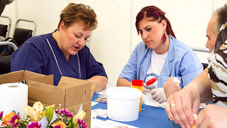 Subota na Narodnom trgu: šahovska simultanka i mjerenje šećera u krvi, foto: Leo Banić