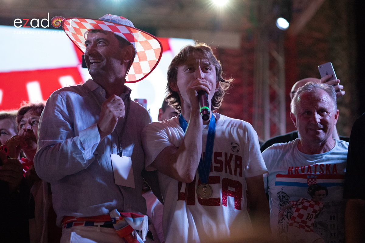 Veličanstven doček četvorice zadarskih Vatrenih Veličanstven doček četvorice zadarskih Vatrenih