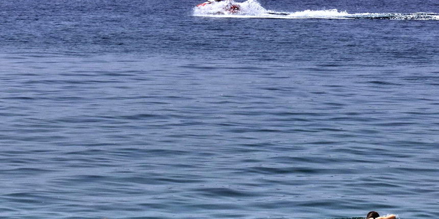 Glisiranje uz obalu na Puntamici, Foto: Leo Kvarantan