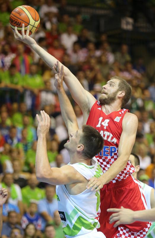 Europsko prvenstvo u kosarci Eurobasket Slovenija 2013., skupina C. Slovenija – Hrvatska 74-76. Photo: Igor Kralj/PIXSELL Europsko prvenstvo u kosarci Eurobasket Slovenija 2013., skupina C. Slovenija – Hrvatska 74-76. Photo: Igor Kralj/PIXSELL