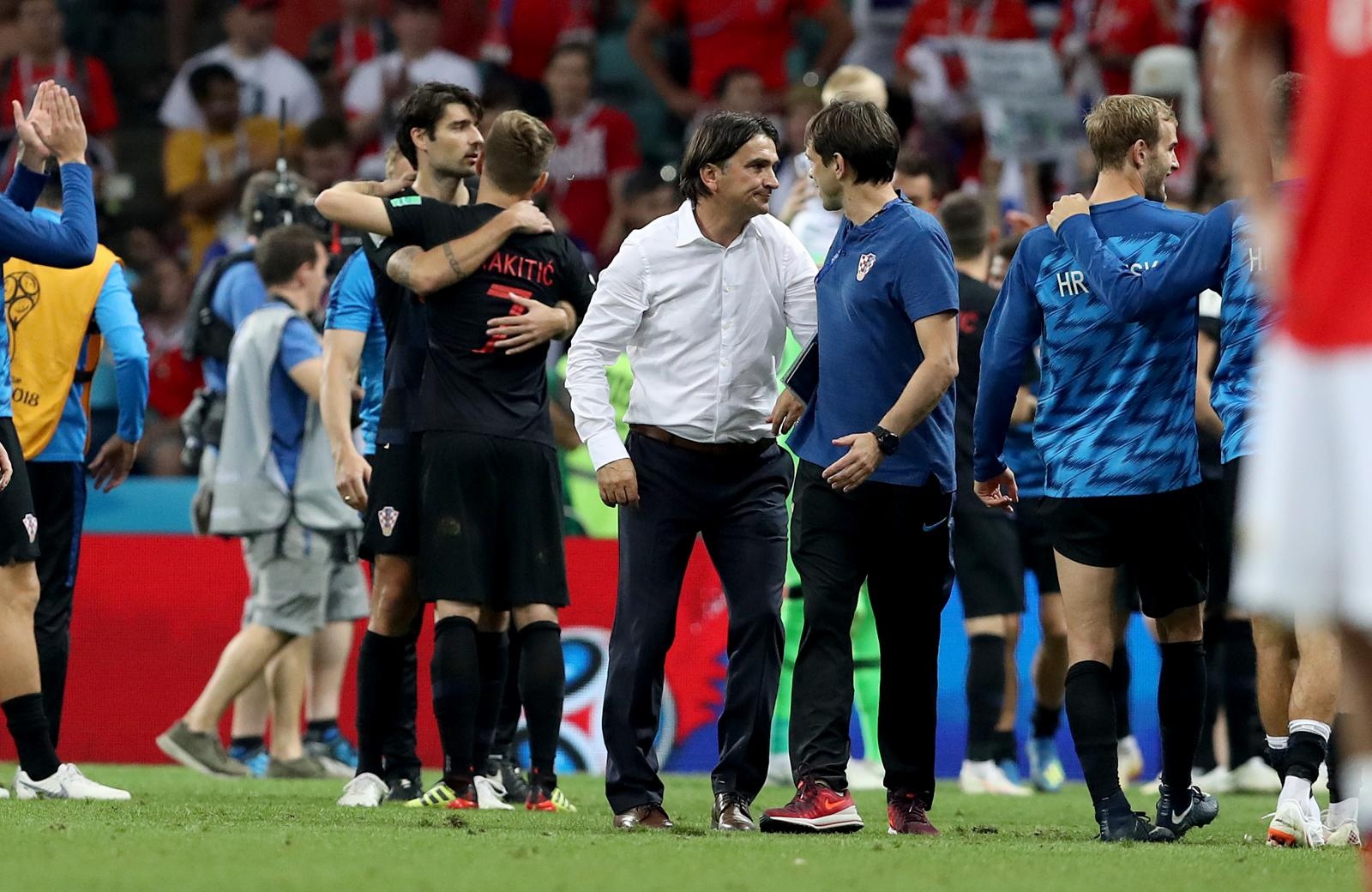 Slavlje Vatrenih nakon plasmana u polufinale Svjetskog prvenstva Slavlje Vatrenih nakon plasmana u polufinale Svjetskog prvenstva