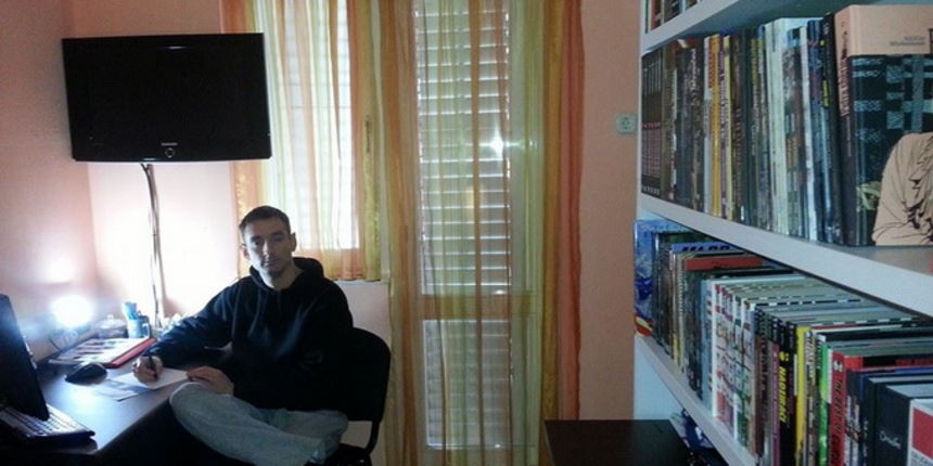 Marko Jačan: Strip “Vatra s neba” t Marko Jačan: Strip “Vatra s neba” t