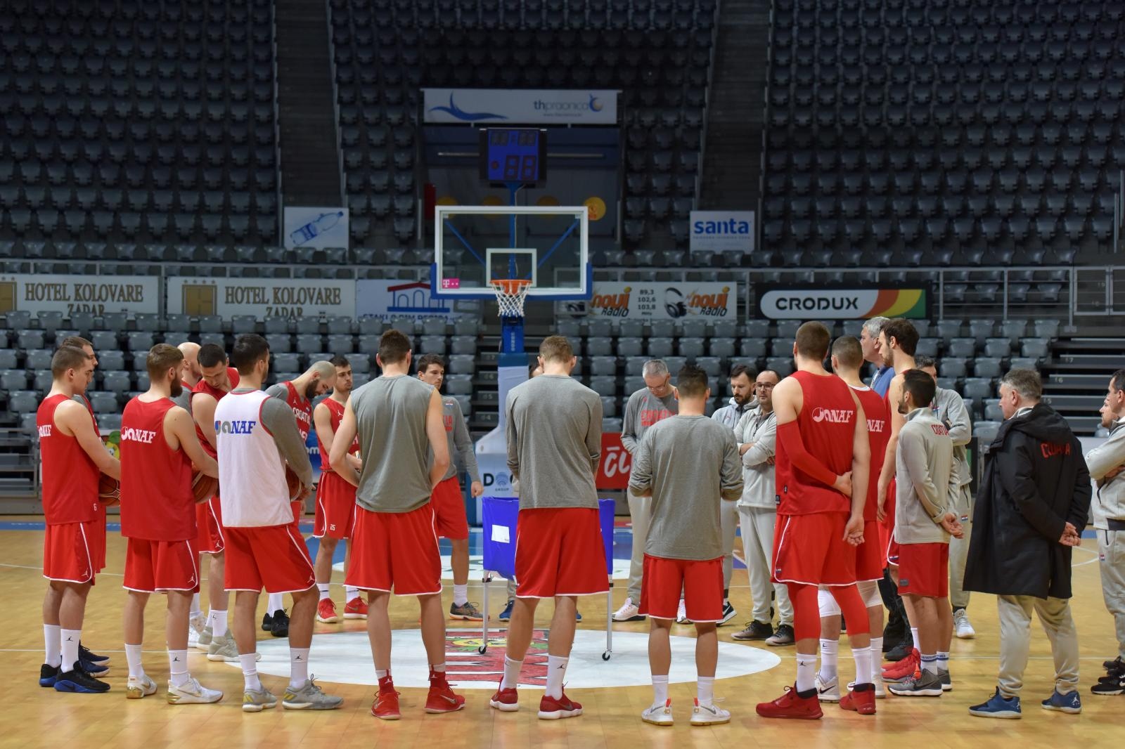 Hrvatska košarkaška reprezentacija priprema se u Krešinom domu Hrvatska košarkaška reprezentacija priprema se u Krešinom domu