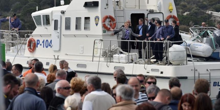 Predsjednica Grabar Kitarović posjetila otok Ist. Foto: Dino Stanin/PIXSELL Predsjednica Grabar Kitarović posjetila otok Ist. Foto: Dino Stanin/PIXSELL