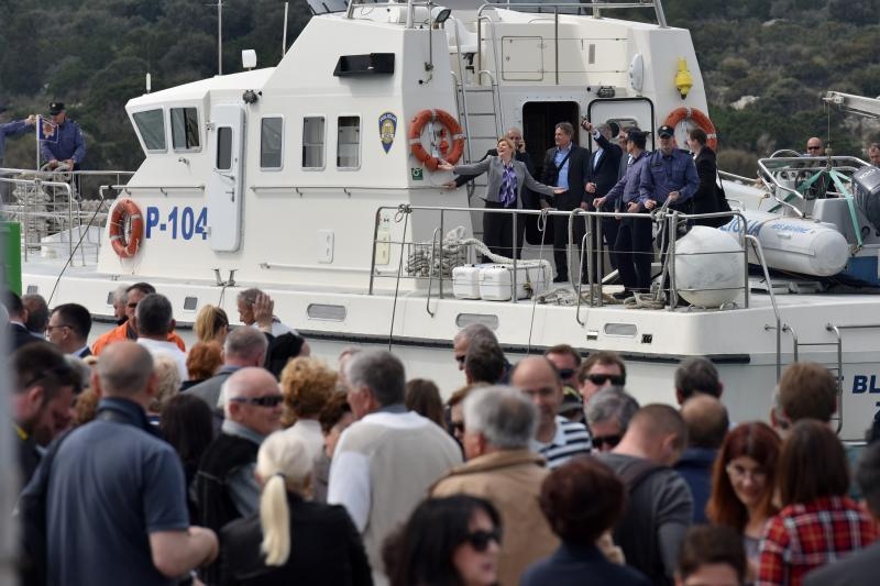 Predsjednica Grabar Kitarović posjetila otok Ist. Foto: Dino Stanin/PIXSELL