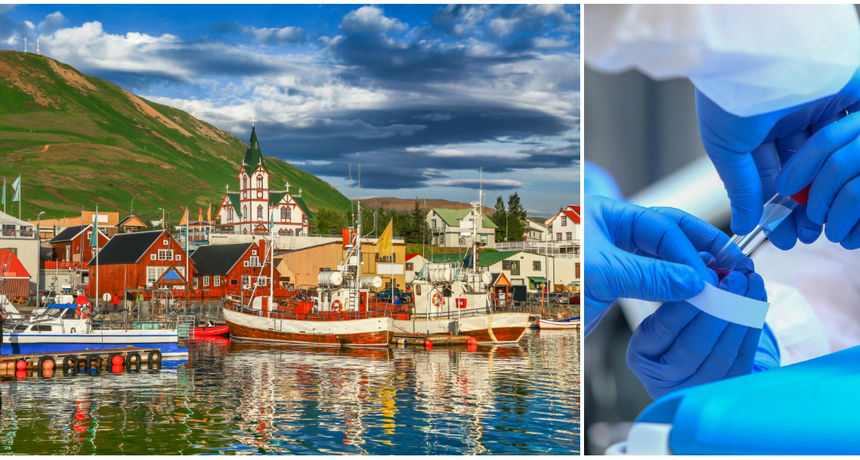 Island, koronavirus Island, koronavirus