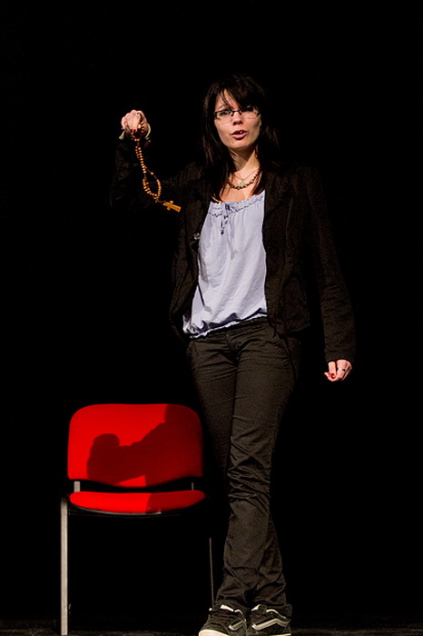 Hrvatsko narodno kazalište Zadar traži nove mlade talente za glumačku radionicu, sinoć smo pratili audiciju na kojoj su se budućoj mentorici, glumici Jasni Ančić, predstavili ženske kandidatkinje, foto Leo Banićć