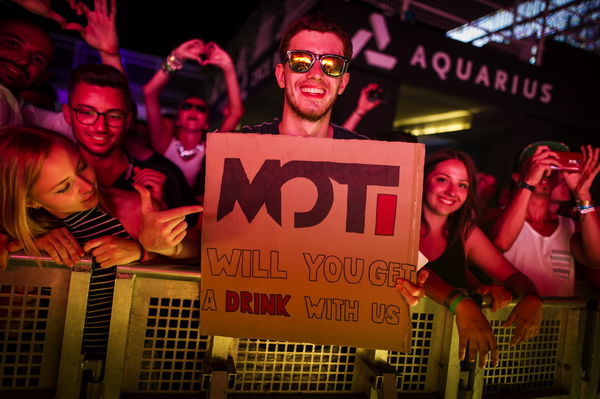 Trećeg dana Blacksheep Festivala u Aquarius klubu na Zrću nastupio je Moti. Foto: Goran Telak