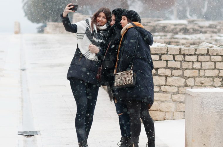 Snježni đir po gradu, četvrtak 1. ožujka 2018.