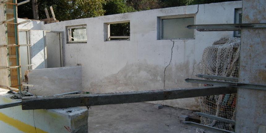 Rekonstrukcija svlačionice Kolovare 1 (Foto: S. Klarica) Rekonstrukcija svlačionice Kolovare 1 (Foto: S. Klarica)