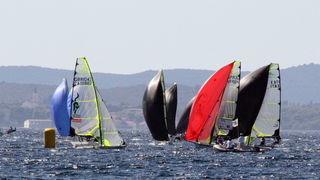 EP klase 49er, Prvi dan natjecanja 31. kolovoza 2009, Foto; Mladen Malik EP klase 49er, Prvi dan natjecanja 31. kolovoza 2009, Foto; Mladen Malik