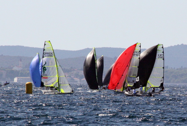 EP klase 49er, Prvi dan natjecanja 31. kolovoza 2009, Foto; Mladen Malik EP klase 49er, Prvi dan natjecanja 31. kolovoza 2009, Foto; Mladen Malik