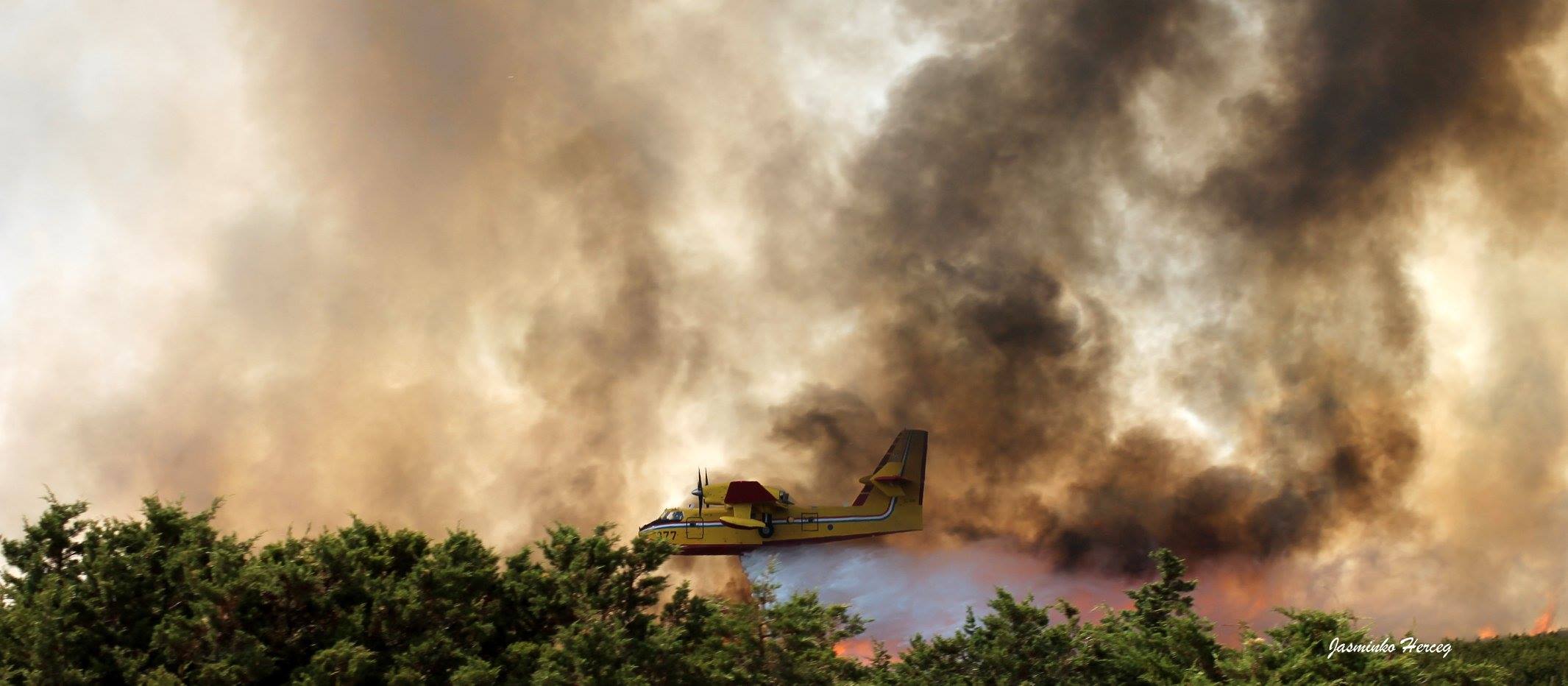 Lokaliziran požar kod Košljuna na otoku Pagu Lokaliziran požar kod Košljuna na otoku Pagu