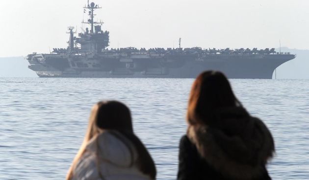 Nosac zrakoplova na nuklearni pogon USS Harry S. Truman (CVN 75).  Photo: Ivo Cagalj/PIXSELL