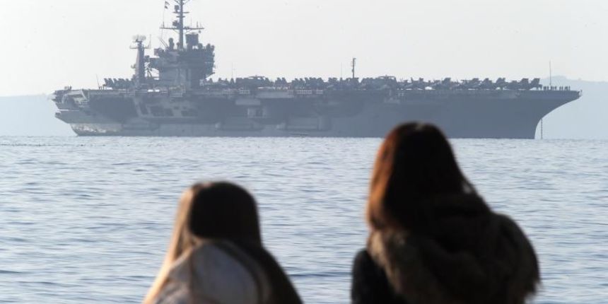 Nosac zrakoplova na nuklearni pogon USS Harry S. Truman (CVN 75). Photo: Ivo Cagalj/PIXSELL Nosac zrakoplova na nuklearni pogon USS Harry S. Truman (CVN 75). Photo: Ivo Cagalj/PIXSELL