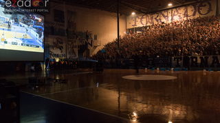 Humanitarno gledanje utakmice Zadar-Cibona (85-84) u Jazinama Humanitarno gledanje utakmice Zadar-Cibona (85-84) u Jazinama