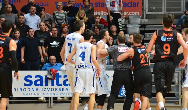 KK Zadar izborio pobjedu nad GKK Šibenik ; foto Iva Perinčić