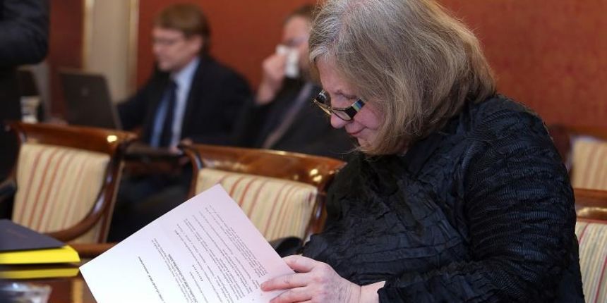 U Banski dvorima odrzana je redovita sjednica Vlade RH. Andrea Zlatar Violic