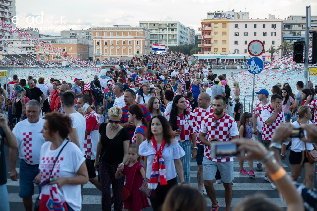 Veličanstven doček četvorice zadarskih Vatrenih Veličanstven doček četvorice zadarskih Vatrenih
