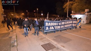 Okupljanje Tornada na Forumu i korteo do Krešinog doma Okupljanje Tornada na Forumu i korteo do Krešinog doma