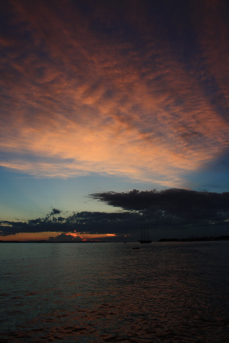 Čudesni zalazak sunca u Zadru 26. kolovoza 2012.