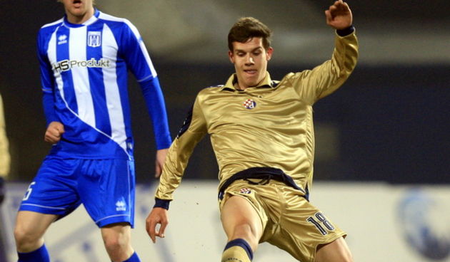 Karlovac, 260211. Stadion Branko Cavlovic – Cavlek. Nogometna utakmica 1. HNL 2010/2011, 19 kolo Karlovac – Dinamo. Na slici: Mario Situm. Foto: Nenad Dugi / CROPIX