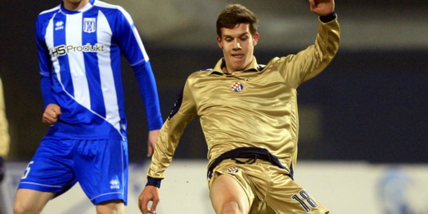Karlovac, 260211. Stadion Branko Cavlovic – Cavlek. Nogometna utakmica 1. HNL 2010/2011, 19 kolo Karlovac – Dinamo. Na slici: Mario Situm. Foto: Nenad Dugi / CROPIX