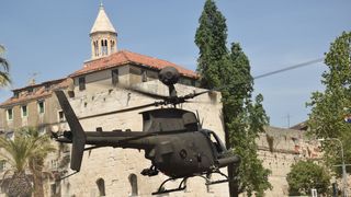 RTOP Vukovar i Kiowa Warrior na splitskoj rivi RTOP Vukovar i Kiowa Warrior na splitskoj rivi