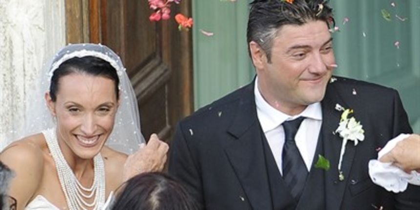 Goran Navojec i Larisa Lipovac vjenčali se na Visu (foto: Joško Ponos / CROPIX)