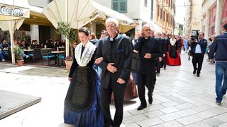 Predstavljanje svečane zadarske pučke nošnje, foto: Iva Perinčić Predstavljanje svečane zadarske pučke nošnje, foto: Iva Perinčić