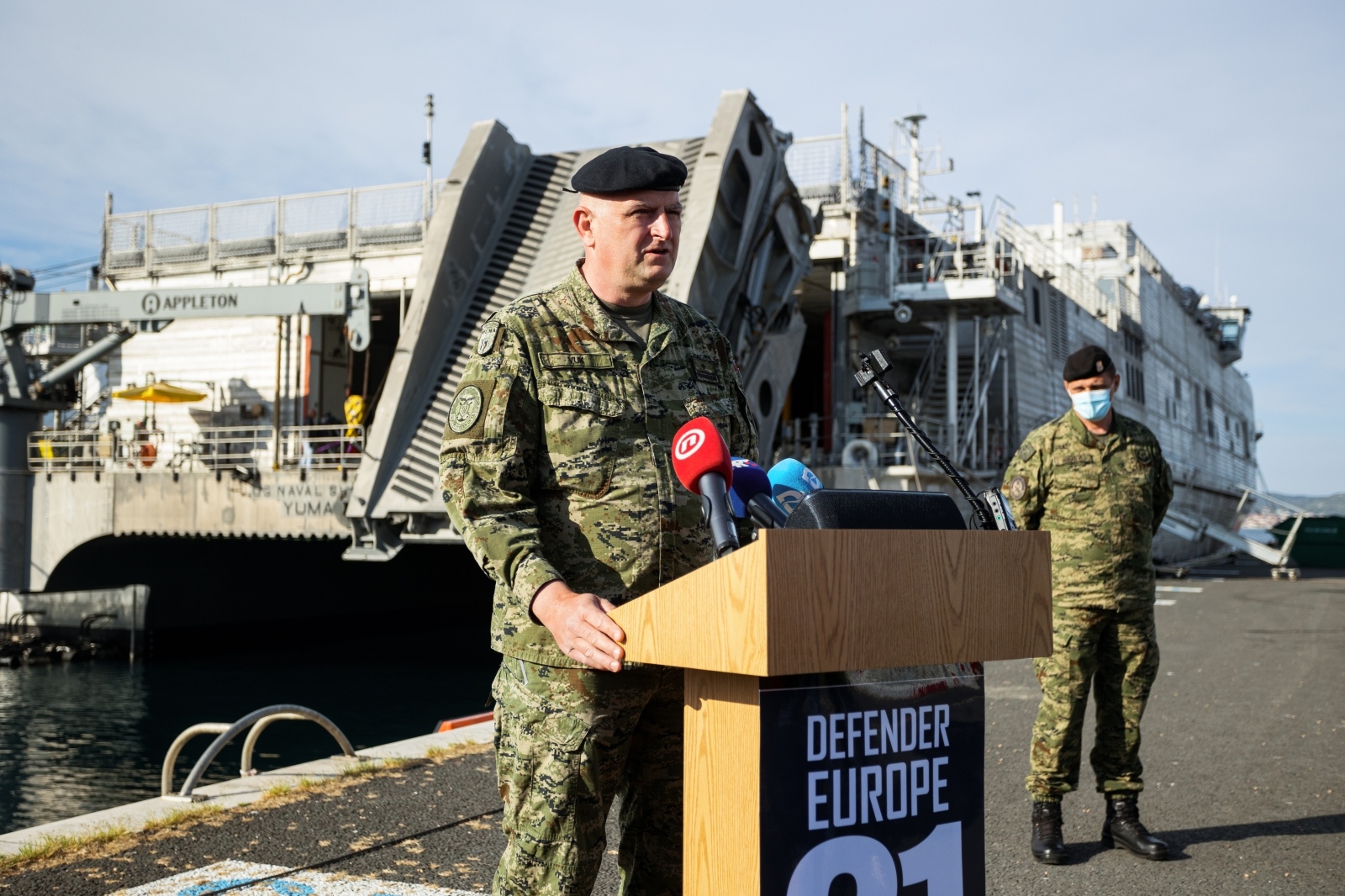 U Gaženicu dopremljena vojna oprema i sredstva za vježbu Immediate Response 21 U Gaženicu dopremljena vojna oprema i sredstva za vježbu Immediate Response 21