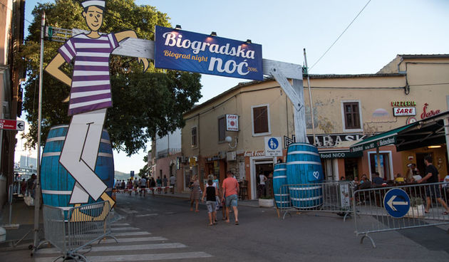 16. Biogradska noć privukla više od 20 tisuća posjetitelja . Photo: Vinko Pešić