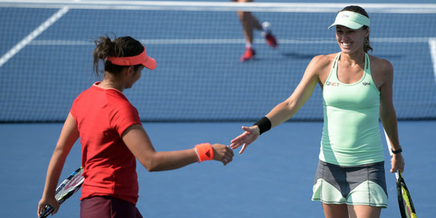 Martina Hingis i Sania Mirza, foto: usopen.org Martina Hingis i Sania Mirza, foto: usopen.org