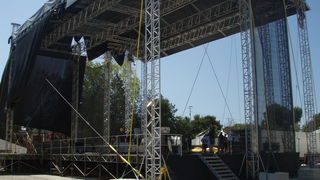 Pripreme za koncert Lennyja Kravitza