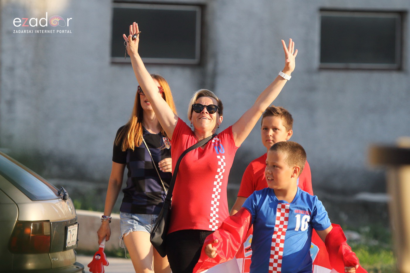 Bibinje: Navijanje za Vatrene i fešta nakon pobjede nad Engleskom