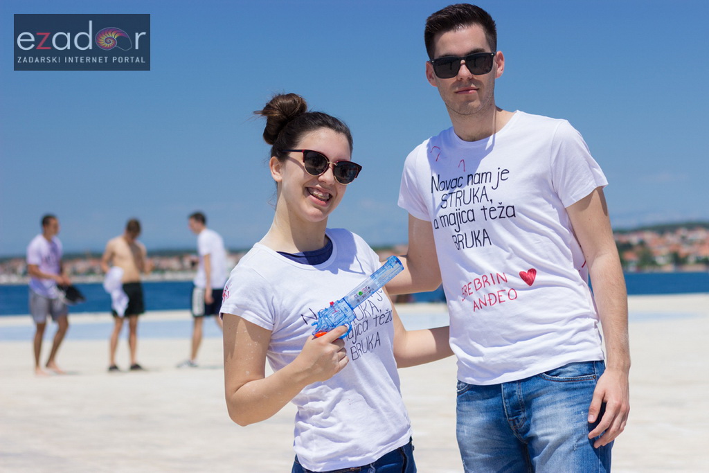 Ludijada zadarskih maturanata na Pozdravu suncu i Morskim orguljama