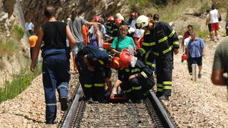 Nesreca nagibnog vlaka, Foto: Mario Todoric / CROPIX