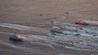 Splićani ispratili Olivera na posljednju plovidbu – fotografije iz zraka