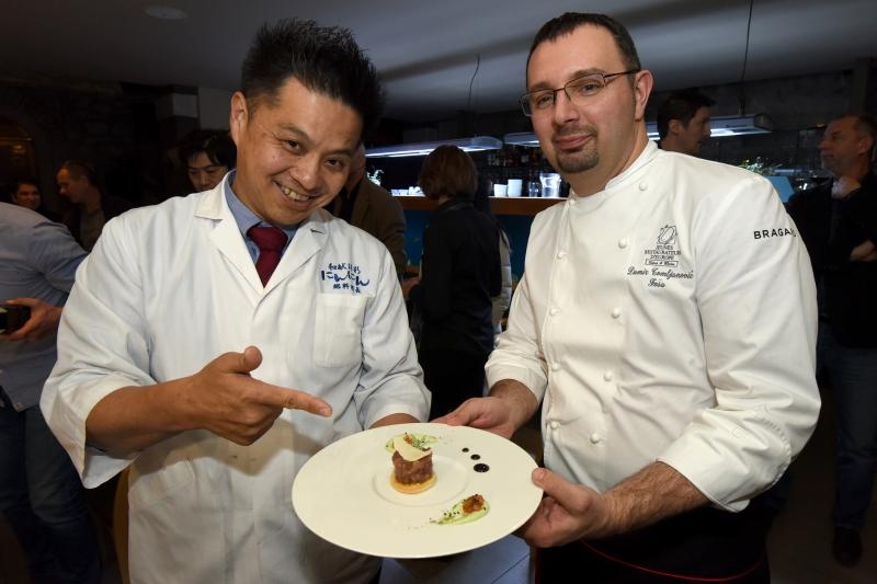 Prezentacija pripreme japanskih jela na 2. Tuna, Sushi & Wine Festivalu.