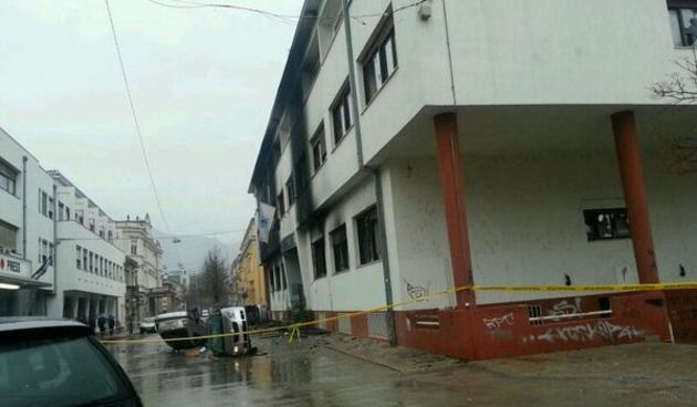 Dan nakon prosvjeda u Mostaru, foto: twitter.com/ivanpavkovic